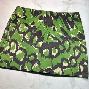 French Connection Print Mini Skirt